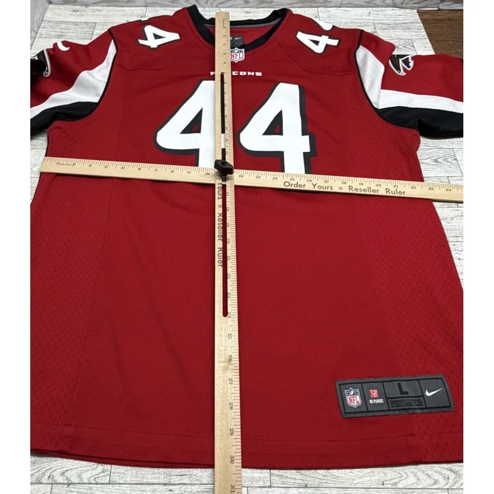 Nike Atlanta Falcons Beasley Jr #44 NFL Red Super‎ Bowl 51 On Field Jersey LARGE